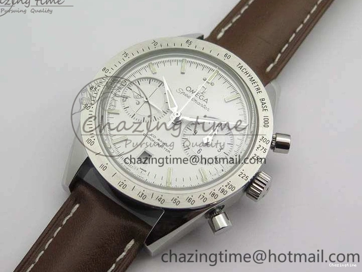 0429 Speedmaster ’57 Co-Axial OMF 1:1 Best Edition White Dial Silver Markers A9300 (Free Leather Strap) Efficient 8133